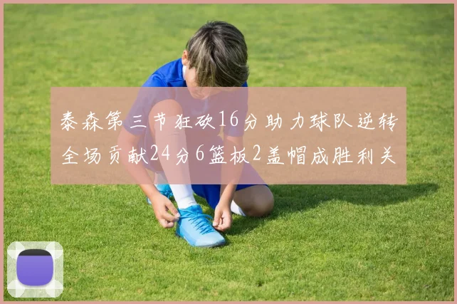 泰森第三节狂砍16分助力球队逆转全场贡献24分6篮板2盖帽成胜利关键